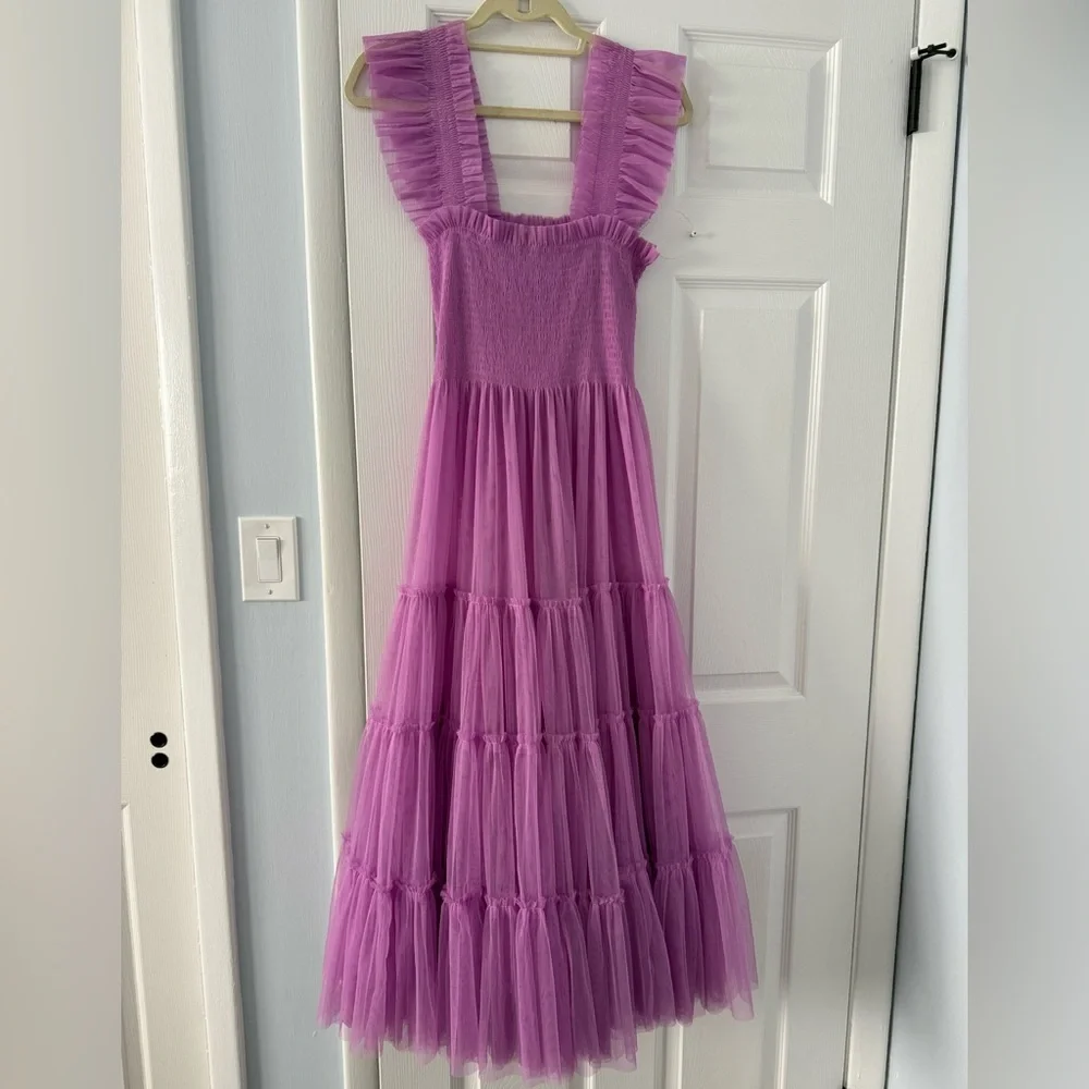 Hill House The Tulle Ellie Nap Dress in Lilac - Picture 2 of 4